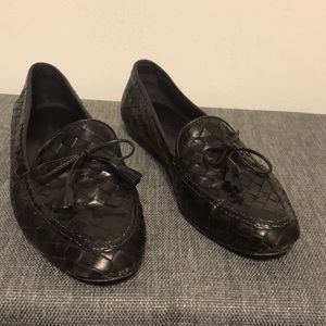 Sesto Meucci Neda Dark Black Calf Loafers
